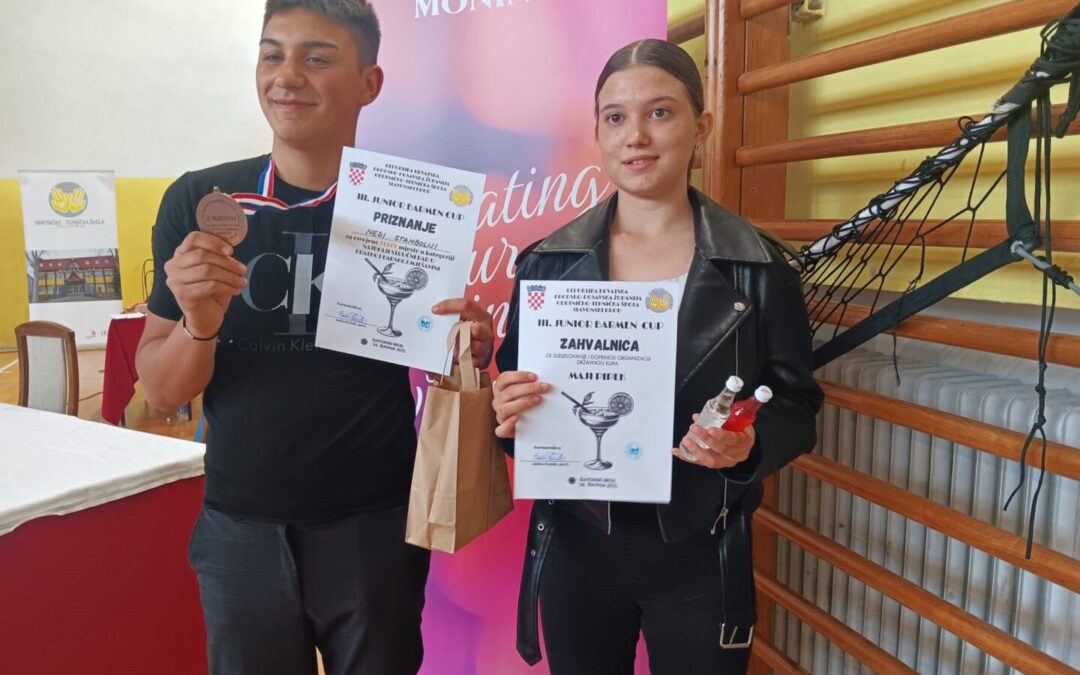 Naši učenici sudjelovali su na 3. BARMEN JUNIOR CUPU u Slavonskom Brodu!