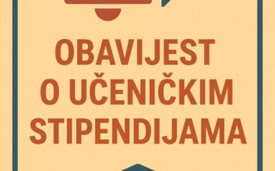 OBAVIJEST O POTPISIVANJU UGOVORA ZA UČENIČKE STIPENDIJE ZA DEFICITARNA ZANIMANJA