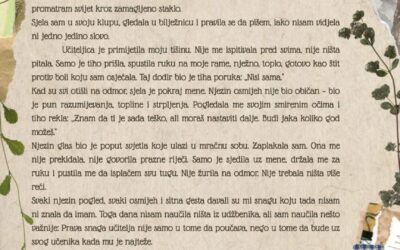 Zahvalnost ispisana stihovima i pričama: Sudjelovali smo u Međunarodnom literarnom natječaju ,,Učitelji koji se pamte”