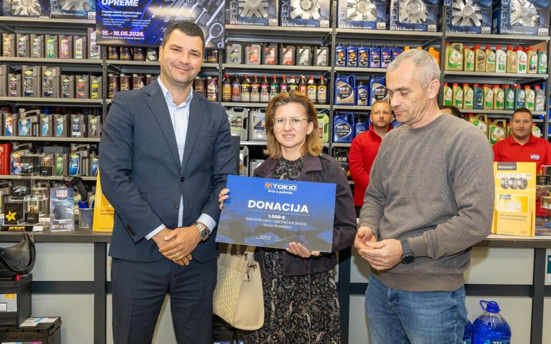 Donacija poslovnice tvrtke Autodijelovi Tokić