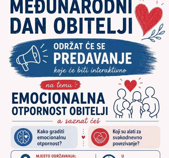Predavanje na temu „Emocionalna otpornost obitelji“ za roditelje