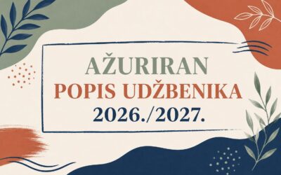 Popis udžbenika