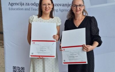 Dodjela priznanja „Oskar zvanja“ odgojno-obrazovnim djelatnicima napredovalim u položajna zvanja